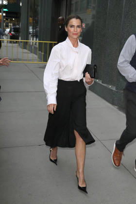 October 12, 2026, New York, New York, USA: KERI RUSSELL at ABC Studios in New York City for Good Morning America. New York USA - ZUMAh16_ 20261012_zaf_h16_038 Copyright: xDanxHerrickx