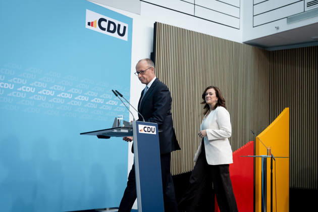 Berlin, Konrad-Adenauer-Haus, CDU Berlin, Konrad-Adenauer-Haus, CDU, Präsidiumsklausurtagung, Bundesvorstandssitzung, Friedrich Merz, Bundeskanzler, Generalsekretärin, CDU, Franziska Hoppermann Berlin Berlin GER