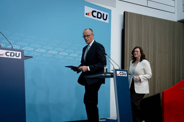 Berlin, Konrad-Adenauer-Haus, CDU Berlin, Konrad-Adenauer-Haus, CDU, Präsidiumsklausurtagung, Bundesvorstandssitzung, Friedrich Merz, Bundeskanzler, Generalsekretärin, CDU, Franziska Hoppermann Berlin Berlin GER