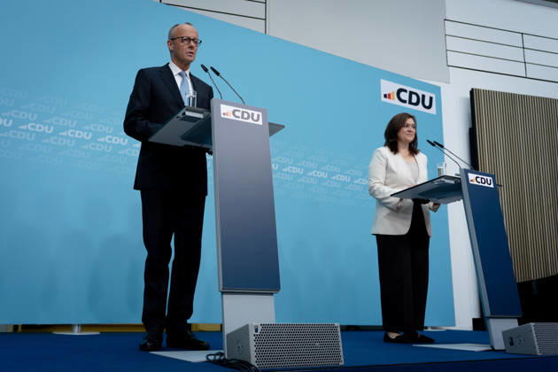 Berlin, Konrad-Adenauer-Haus, CDU Berlin, Konrad-Adenauer-Haus, CDU, Präsidiumsklausurtagung, Bundesvorstandssitzung, Friedrich Merz, Bundeskanzler, Generalsekretärin, CDU, Franziska Hoppermann Berlin Berlin GER
