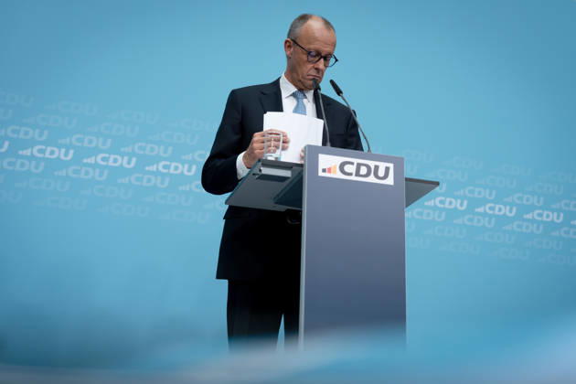 Berlin, Konrad-Adenauer-Haus, CDU Berlin, Konrad-Adenauer-Haus, CDU, Präsidiumsklausurtagung, Bundesvorstandssitzung, Friedrich Merz, Bundeskanzler Berlin Berlin GER