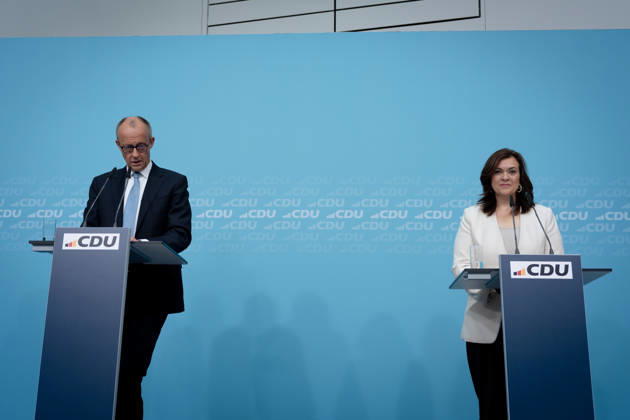 Berlin, Konrad-Adenauer-Haus, CDU Berlin, Konrad-Adenauer-Haus, CDU, Präsidiumsklausurtagung, Bundesvorstandssitzung, Friedrich Merz, Bundeskanzler, Generalsekretärin, CDU, Franziska Hoppermann Berlin Berlin GER