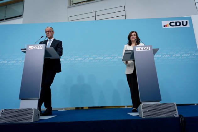 Berlin, Konrad-Adenauer-Haus, CDU Berlin, Konrad-Adenauer-Haus, CDU, Präsidiumsklausurtagung, Bundesvorstandssitzung, Friedrich Merz, Bundeskanzler, Generalsekretärin, CDU, Franziska Hoppermann Berlin Berlin GER