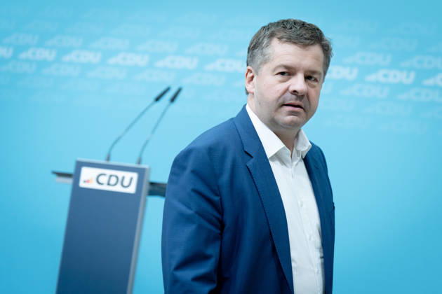 Berlin, Konrad-Adenauer-Haus, CDU Berlin, Konrad-Adenauer-Haus, CDU, Präsidiumsklausurtagung, Bundesvorstandssitzung , Sven Schulze, Mitglied des Präsidiums Berlin Berlin GER