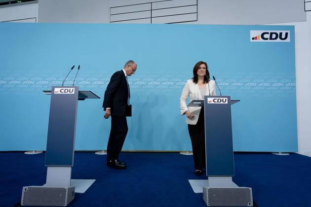 Berlin, Konrad-Adenauer-Haus, CDU Berlin, Konrad-Adenauer-Haus, CDU, Präsidiumsklausurtagung, Bundesvorstandssitzung, Friedrich Merz, Bundeskanzler, Generalsekretärin, CDU, Franziska Hoppermann Berlin Berlin GER