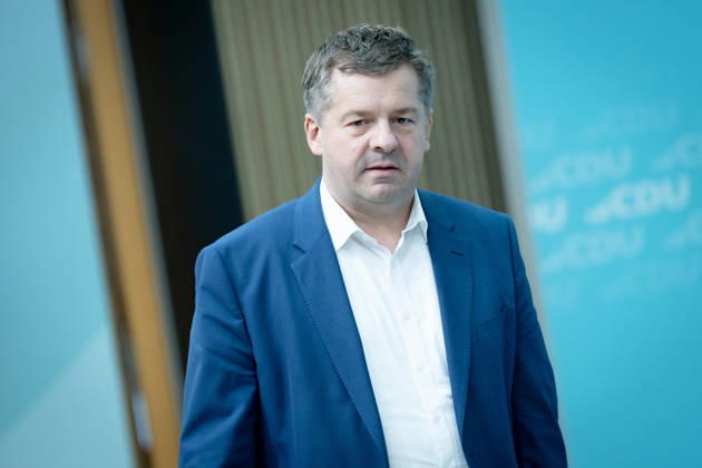 Berlin, Konrad-Adenauer-Haus, CDU Berlin, Konrad-Adenauer-Haus, CDU, Präsidiumsklausurtagung, Bundesvorstandssitzung , Sven Schulze, Mitglied des Präsidiums Berlin Berlin GER