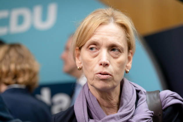 Berlin, Konrad-Adenauer-Haus, CDU Berlin, Konrad-Adenauer-Haus, CDU, Präsidiumsklausurtagung, Bundesvorstandssitzung, Karin Prien, Bundesministerin, Stellvertretende Bundesvorsitzende Berlin Berlin GER