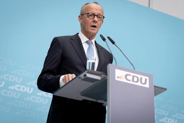 Berlin, Konrad-Adenauer-Haus, CDU Berlin, Konrad-Adenauer-Haus, CDU, Präsidiumsklausurtagung, Bundesvorstandssitzung, Friedrich Merz, Bundeskanzler Berlin Berlin GER