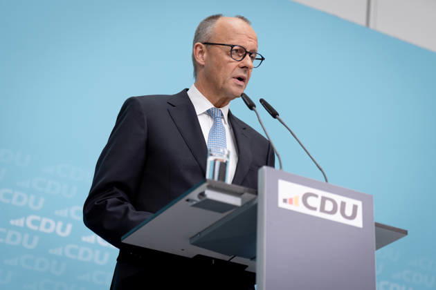 Berlin, Konrad-Adenauer-Haus, CDU Berlin, Konrad-Adenauer-Haus, CDU, Präsidiumsklausurtagung, Bundesvorstandssitzung, Friedrich Merz, Bundeskanzler Berlin Berlin GER