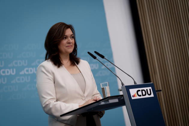 Berlin, Konrad-Adenauer-Haus, CDU Berlin, Konrad-Adenauer-Haus, CDU, Präsidiumsklausurtagung, Bundesvorstandssitzung, Generalsekretärin, CDU, Franziska Hoppermann Berlin Berlin GER