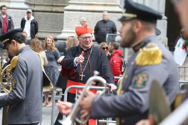 October 12, 2026, New York, New York, USA: Cardinal TIMOTHY DOLAN was present.The 82nd Annual Columbus Day Parade in New York City New York USA - ZUMAh16_ 20261012_zaf_h16_118 Copyright: xDanxHerrickx