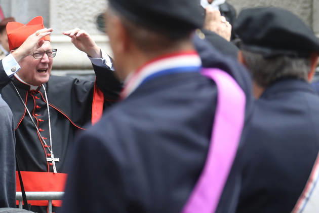 October 12, 2026, New York, New York, USA: Cardinal TIMOTHY DOLAN was present.The 82nd Annual Columbus Day Parade in New York City New York USA - ZUMAh16_ 20261012_zaf_h16_119 Copyright: xDanxHerrickx