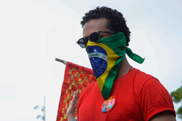 RIO DE JANEIRO, RJ - 12.10.2026: BRASIL PELA DEMOCRACIA RJ - Pro-Lula rally held this afternoon (12) during Brazil for democracy RJ held in Copacabana in Rio de Janeiro, RJ. x3030235x  CarlosxSanttos