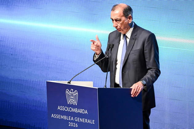 October 12, 2026, Milan, Mi, Italy: Mayor of Milan Giuseppe Sala speaks at the Assolombarda 2026 General Assembly, Milan, 12 10 2026 Milan Italy  - ZUMAa289 20261012_zia_a289_174 Copyright: xAgf NicolaxMarfisix