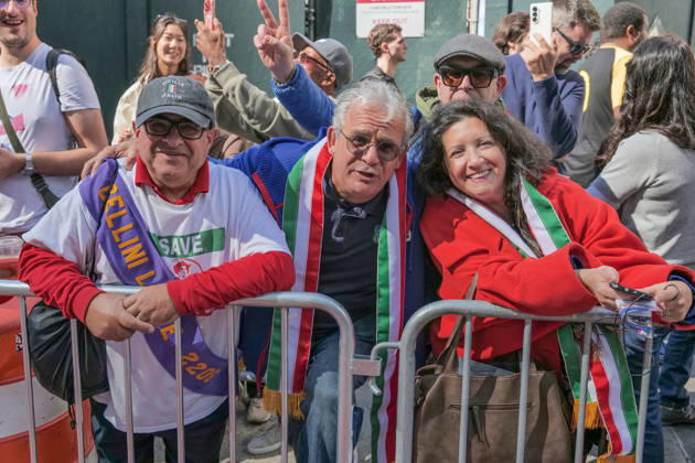 October 12, 2026, New York, New York, USA: Italian pride at the 82nd annual Columbus Day Parade as it.made its way up Fifth Avenue bringing the excitement and spirit of Italian.American heritage to NYC. Floats, marching bands, italian music.and thousands of spectators celebrated the history, culture and.contributions of Italian Americans. New York USA - ZUMAh156 20261012_znp_h156_030 Copyright: xMiloxHessx