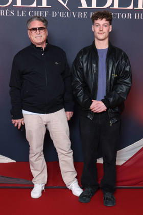 Les Miserables Premiere - Paris Florent-Emilio Siri and his son attend Les Miserables Premiere Premiere held at Palais des Congrès, in Paris, France, October 12, 2026. Photo by Jerome Domine ABACAPRESS.COM Paris France  Copyright: xDominexJerome ABACAx