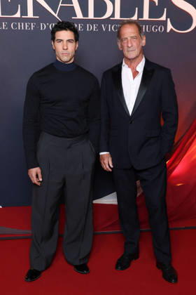 Les Miserables Premiere - Paris Tahar Rahim and Vincent Lindon attend Les Miserables Premiere Premiere held at Palais des Congrès, in Paris, France, October 12, 2026. Photo by Jerome Domine ABACAPRESS.COM Paris France  Copyright: xDominexJerome ABACAx