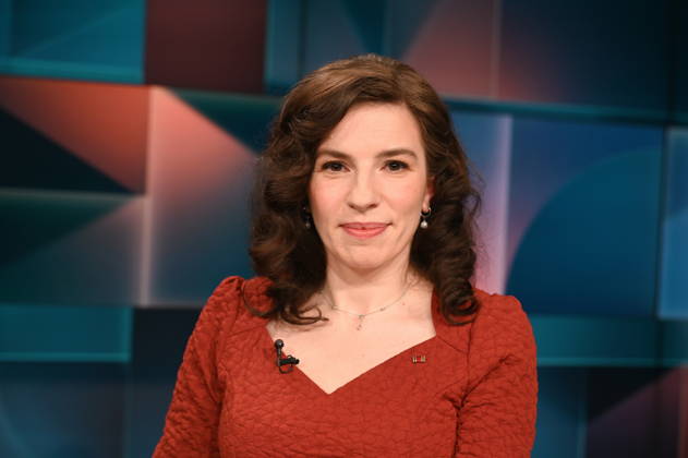Publizistin und Buchautorin Marina Weisband zu Gast in der ARD Talkshow Hart aber Fair mit dem Thema Starke Ränder, schwache Mitte: Bleibt das jetzt so?