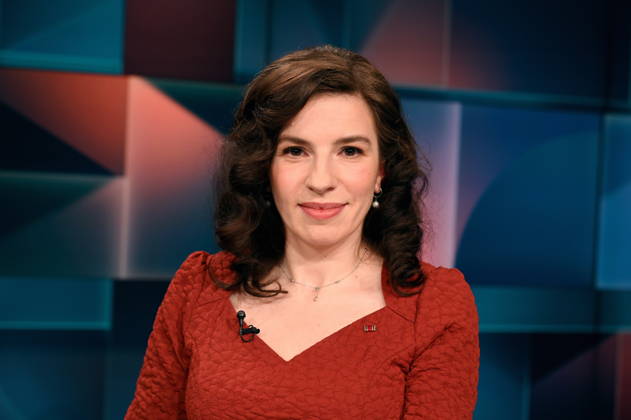 Publizistin und Buchautorin Marina Weisband zu Gast in der ARD Talkshow Hart aber Fair mit dem Thema Starke Ränder, schwache Mitte: Bleibt das jetzt so?