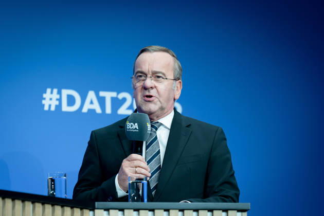 Deutschen Arbeitgebertag, bcc, Berlin Congress Center Deutschen Arbeitgebertag, bcc, Berlin Congress Center, Boris Pistorius, Bundesverteidigungsminister Berlin Berlin GER