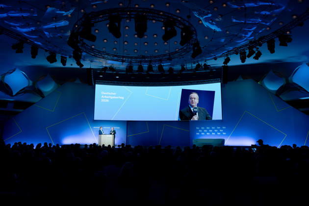 Deutschen Arbeitgebertag, bcc, Berlin Congress Center Deutschen Arbeitgebertag, bcc, Berlin Congress Center, Michael Bröcker, Boris Pistorius, Bundesverteidigungsminister Berlin Berlin GER