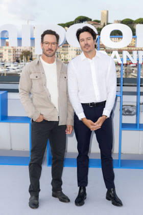 Mark-Paul Gosselaar Shane Cunningham During Premiere of BulgES - Cannes Mark-Paul Gosselaar and Shane Cunningham attend the photocall of BulgES during Cannes Mipcom 2026 in Cannes, France on October 13, 2026. Photo by Shootpix ABACAPRESS.COM Cannes France  Copyright: xShootpix ABACAx