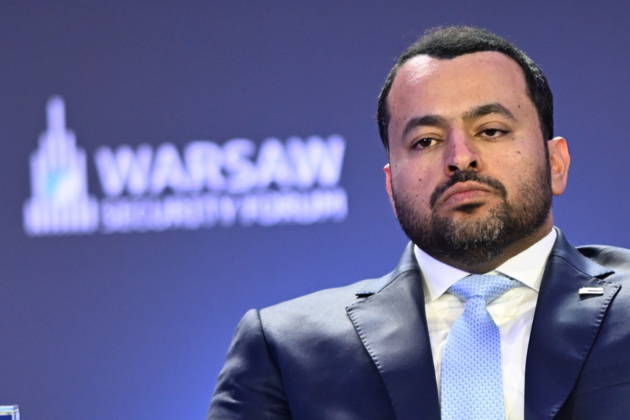 Warsaw Security Forum 2026 WARSAW, POLAND - OCTOBER 13: Qatari Minister of State for Foreign Affairs Mohammed Al-Khulaifi speaks during the Day 2 panel discussion, titled Negotiating Peace in the Middle East: Lessons from the Frontlines of Diplomacy, at the 13th Warsaw Security Forum (WSF 2026) in Warsaw, Poland, on October 13, 2026. Convened in partnership with the Doha Forum, the global outlook session featured Al-Khulaifi detailing Qatar’s strategic mediation frameworks, conflict de-escalation strategies, and the vital role of impartial diplomacy in navigating Middle Eastern security crises. Artur Widak Anadolu Warsaw Poland. Editorial use only. Please get in touch for any other usage.  Copyright: x2026xAnadoluxArturxWidakx