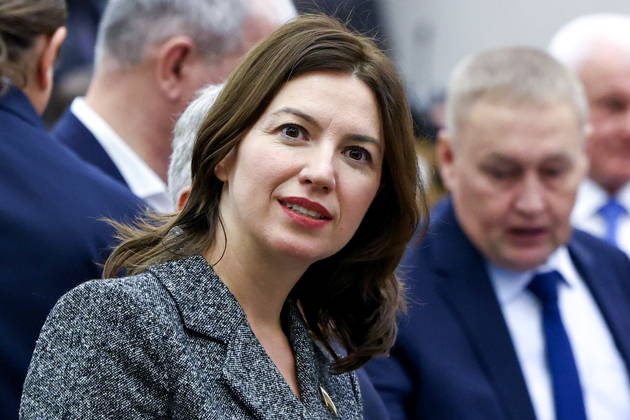 RUSSIA, MOSCOW - OCTOBER 13, 2026: Russian State Duma member Irina Pankina attends a plenary meeting of the Russian State Duma. Russian State Duma Press Office TASS  99239219