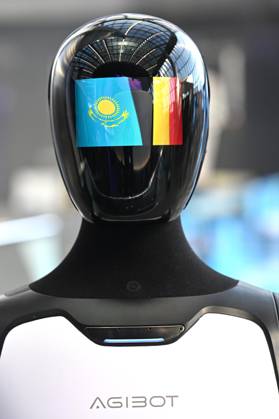 State Visit of King Philippe and Queen Mathilde to Kazakhstan (Day 3) ASTANA, KAZAKHSTAN - OCTOBER 13 : State Visit of King Philippe and Queen Mathilde to Kazakhstan (Day 3) - Visit of Alem.AI (International center for artificial intelligence & Interactive visit with robots in the presence of Kassym-Jomart Tokaïev (President of Kazakhstan) on October 13, 2026 in Astana, Kazakhstan, 13 10 2026 Astana Kazakhstan  Copyright: xDidierxLebrunx