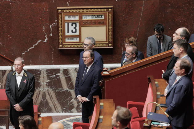 October 13, 2026: Francois Hollande during a question and answer session with the government at the National Assembly in Paris, on October 13, 2026.  - ZUMAs287 20261013_zip_s287_027 Copyright: xSadakxSouicix
