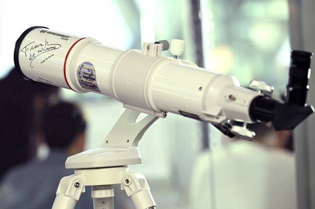State Visit of King Philippe and Queen Mathilde to Kazakhstan (Day 3) ASTANA, KAZAKHSTAN - OCTOBER 13 : State Visit of King Philippe and Queen Mathilde to Kazakhstan (Day 3) - Visit of Alem.AI (International center for artificial intelligence). Presentation of the telescope of UGent to the CEO of Alem A.I. in the presence of Petra De Sutter and Kassym-Jomart Tokaïev (President of Kazakhstan) on October 13, 2026 in Astana, Kazakhstan, 13 10 2026 Astana Kazakhstan  Copyright: xDidierxLebrunx