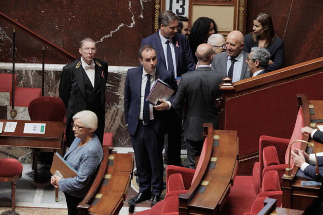 October 13, 2026: PRIME MINISTER SÃ bastien LECORNU during a question and answer session with the government at the National Assembly in Paris, on October 13, 2026. - ZUMAs287 20261013_zip_s287_023 Copyright: xSadakxSouicix