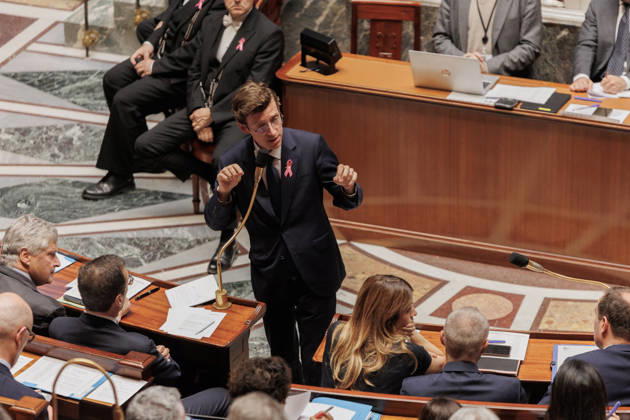 October 13, 2026: douard Geffray, the Minister of National Education during a question and answer session with the government at the National Assembly in Paris, on October 13, 2026.  - ZUMAs287 20261013_zip_s287_038 Copyright: xSadakxSouicix