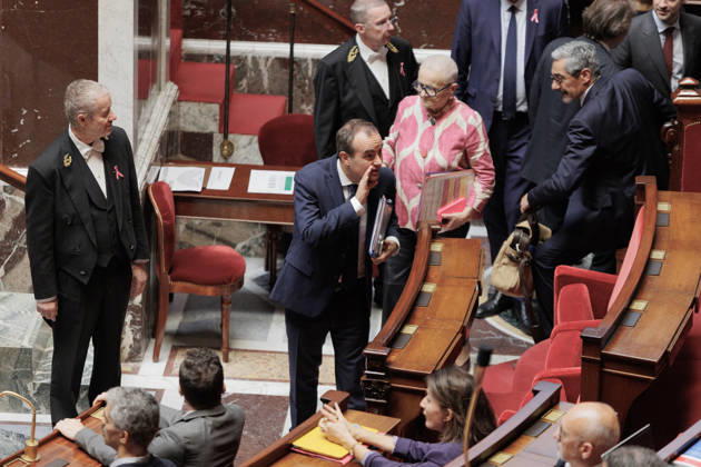 October 13, 2026: PRIME MINISTER SÃ bastien LECORNU during a question and answer session with the government at the National Assembly in Paris, on October 13, 2026. - ZUMAs287 20261013_zip_s287_025 Copyright: xSadakxSouicix
