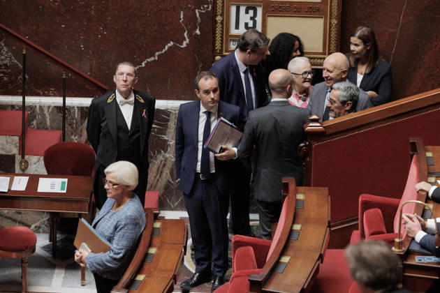 October 13, 2026: PRIME MINISTER SÃ bastien LECORNU during a question and answer session with the government at the National Assembly in Paris, on October 13, 2026. - ZUMAs287 20261013_zip_s287_034 Copyright: xSadakxSouicix