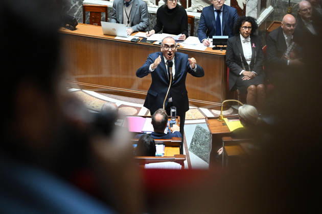 Session Of Questions To The Governement At The National Assembly - Paris French Minister of the Interior Laurent Nunez during a session of questions to the government at the National Assembly, French Parliament in Paris, France on octobre 13, 2026. Photo by Tomas Stevens ABACAPRESS.COM Paris France  Copyright: xStevensxTomas ABACAx