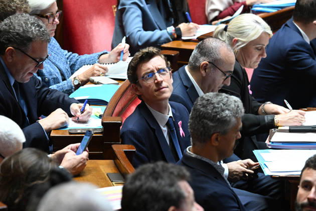 Session Of Questions To The Governement At The National Assembly - Paris French Minister of Education Edouard Geffray during a session of questions to the government at the National Assembly, French Parliament in Paris, France on octobre 13, 2026. Photo by Tomas Stevens ABACAPRESS.COM Paris France  Copyright: xStevensxTomas ABACAx