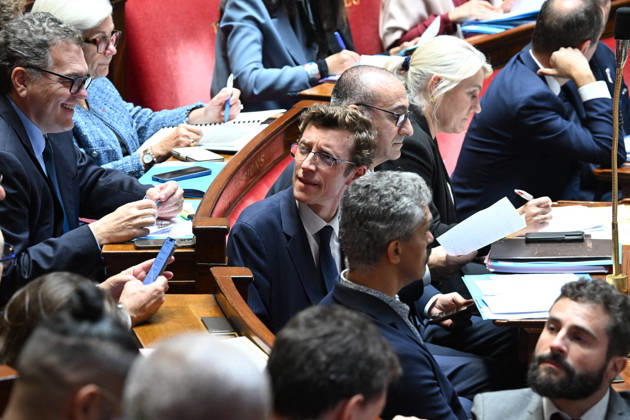 Session Of Questions To The Governement At The National Assembly - Paris French Minister of Education Edouard Geffray during a session of questions to the government at the National Assembly, French Parliament in Paris, France on octobre 13, 2026. Photo by Tomas Stevens ABACAPRESS.COM Paris France  Copyright: xStevensxTomas ABACAx
