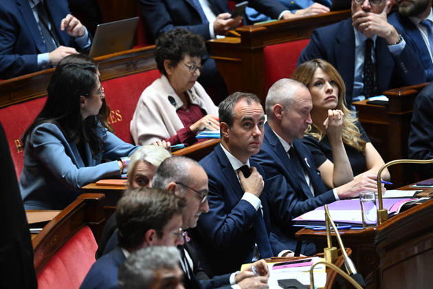 Session Of Questions To The Governement At The National Assembly - Paris French Prime Minister Sebastien Lecornu during a session of questions to the government at the National Assembly, French Parliament in Paris, France on octobre 13, 2026. Photo by Tomas Stevens ABACAPRESS.COM Paris France  Copyright: xStevensxTomas ABACAx