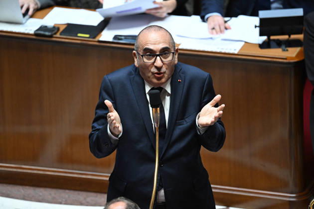 Session Of Questions To The Governement At The National Assembly - Paris French Minister of the Interior Laurent Nunez during a session of questions to the government at the National Assembly, French Parliament in Paris, France on octobre 13, 2026. Photo by Tomas Stevens ABACAPRESS.COM Paris France  Copyright: xStevensxTomas ABACAx