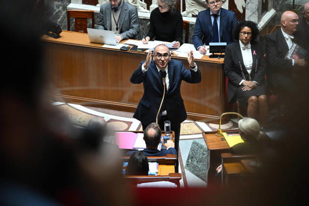 Session Of Questions To The Governement At The National Assembly - Paris French Minister of the Interior Laurent Nunez during a session of questions to the government at the National Assembly, French Parliament in Paris, France on octobre 13, 2026. Photo by Tomas Stevens ABACAPRESS.COM Paris France  Copyright: xStevensxTomas ABACAx