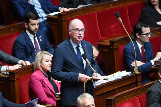 Session Of Questions To The Governement At The National Assembly - Paris French deputy Thierry Tesson during a session of questions to the government at the National Assembly, French Parliament in Paris, France on octobre 13, 2026. Photo by Tomas Stevens ABACAPRESS.COM Paris France  Copyright: xStevensxTomas ABACAx