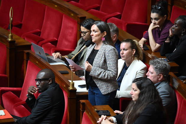 Session Of Questions To The Governement At The National Assembly - Paris French deputy Anne Stambach-Terrenoir during a session of questions to the government at the National Assembly, French Parliament in Paris, France on octobre 13, 2026. Photo by Tomas Stevens ABACAPRESS.COM Paris France  Copyright: xStevensxTomas ABACAx