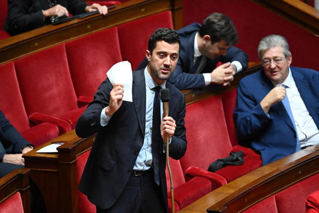 Session Of Questions To The Governement At The National Assembly - Paris French deputy Matthias Renault during a session of questions to the government at the National Assembly, French Parliament in Paris, France on octobre 13, 2026. Photo by Tomas Stevens ABACAPRESS.COM Paris France  Copyright: xStevensxTomas ABACAx