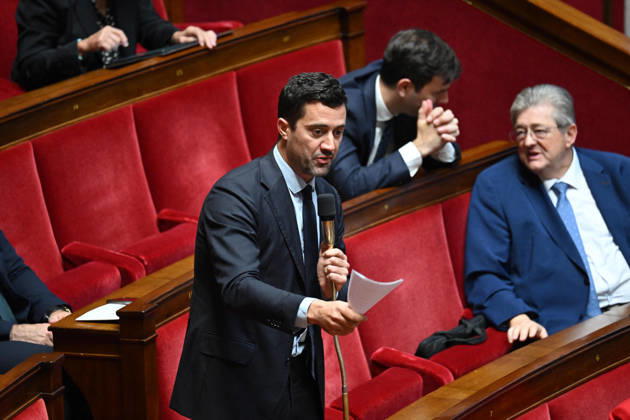 Session Of Questions To The Governement At The National Assembly - Paris French deputy Matthias Renault during a session of questions to the government at the National Assembly, French Parliament in Paris, France on octobre 13, 2026. Photo by Tomas Stevens ABACAPRESS.COM Paris France  Copyright: xStevensxTomas ABACAx