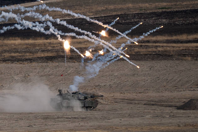 Turkish Armed Forces Fire Free-2026 military exercise held in Ankara ANKARA, TURKIYE - OCTOBER 13: Turkish armed forces hold the Fire Free-2026 military exercise at the General Nahit Senoglu Firing and Exercise Area in Polatli district, Ankara, Turkiye, on October 13, 2026. Organized to demonstrate the combat readiness and firepower of the Turkish Armed Forces, the comprehensive drill featured live-fire maneuvers utilizing an array of domestically engineered weapons and defense systems. F-16 fighting falcon and ATAK attack helicopters executed precision firing runs during drill. Arman Onal Anadolu Ankara Turkey. Editorial use only. Please get in touch for any other usage.  Copyright: x2026xAnadoluxArmanxOnalx