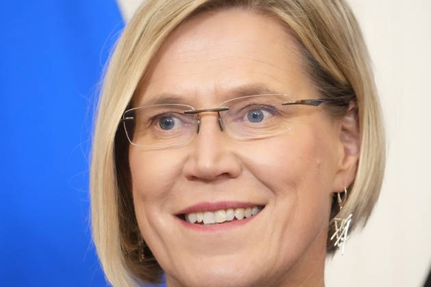 October 13, 2026, Riga, Vidzeme Region, Latvia: Estonian President ULLE MADISE attends press conference during her visit to Latvia Riga Latvia  - ZUMAk193 20261013_zip_k193_011 Copyright: xIntsxKalninsx
