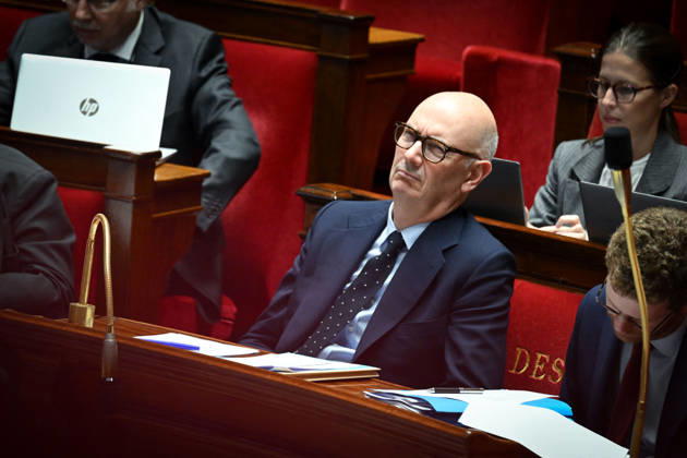 2027 Finance Bill Part One at the National Assembly French Minister of the Economy, Finance and Industrial, Energy and Digital Sovereignty Roland Lescure during the 2027 Finance Bill Part One at the National Assembly, French Parliament in Paris, France on octobre 13, 2026. Photo by Tomas Stevens ABACAPRESS.COM Paris France  Copyright: xStevensxTomas ABACAx