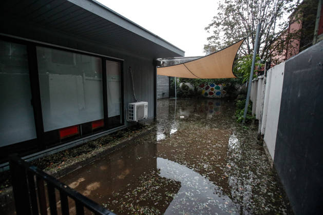Santiago, October 13, 2026 Jan Van Dijk Special School Flooding at the intersection of Irarrazaval and Lo Encalada in the municipality of Nunoa due to heavy rains in the capital Diego Martin Aton Chile, Aton 1199662 jpeg  Copyright: DIEGOxMARTIN ATONxCHILE
