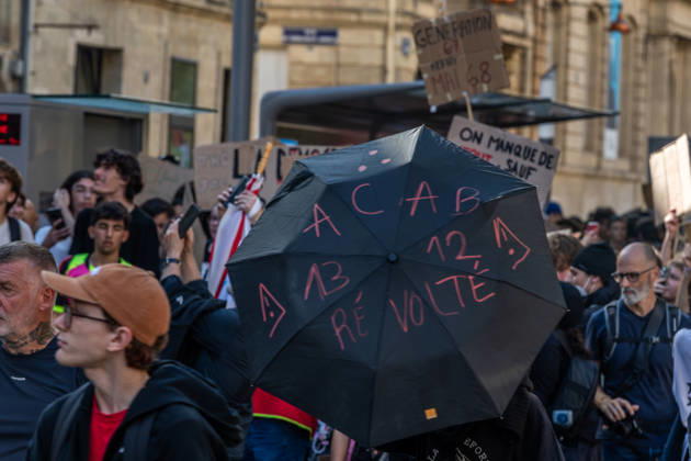 October 13, 2026, Bordeaux, Nouvelle-Aquitaine, France: High school students are protesting all over France, particularly here in Bordeaux. Their grievances are as follows: a shortage of staff, overcrowded class schedules, dilapidated infrastructure, a stressful college counseling process (career guidance), and deteriorating learning conditions. Bordeaux France - ZUMAh207 20261013_zip_h207_006 Copyright: xFabricexHebertx
